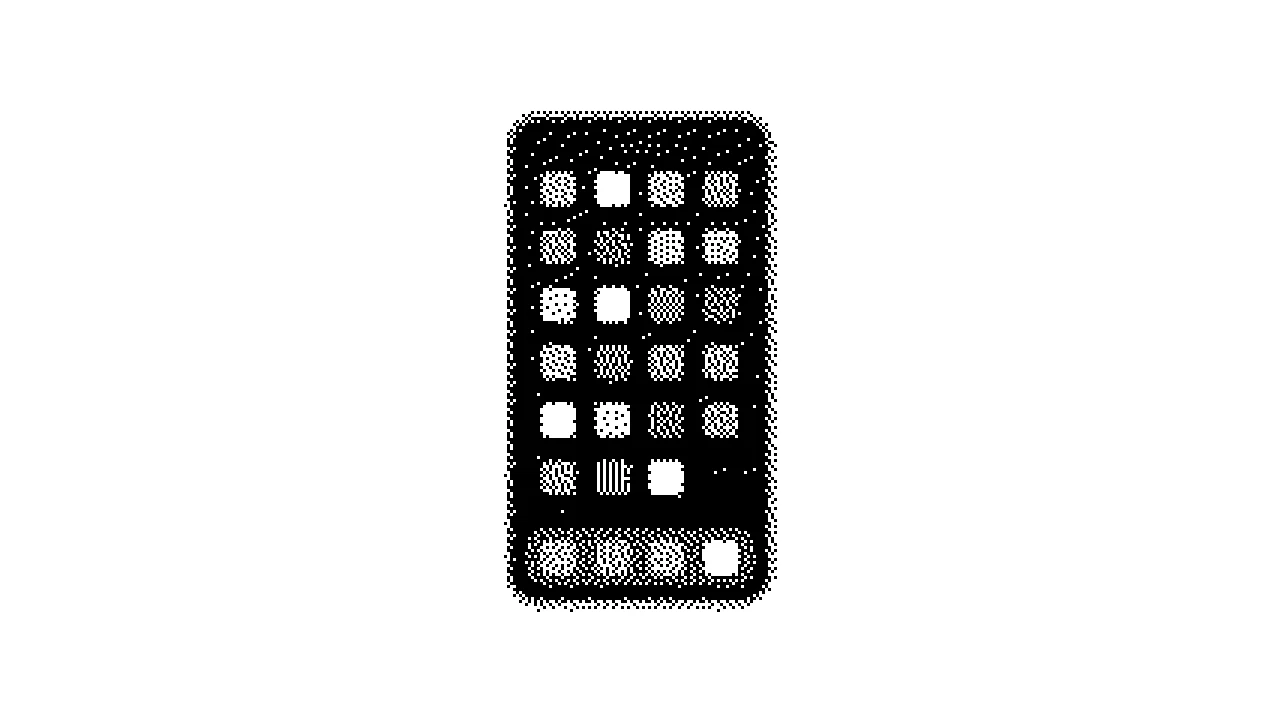 Black and white dithered phone image for standard app campaigns versus Signal Campaigns